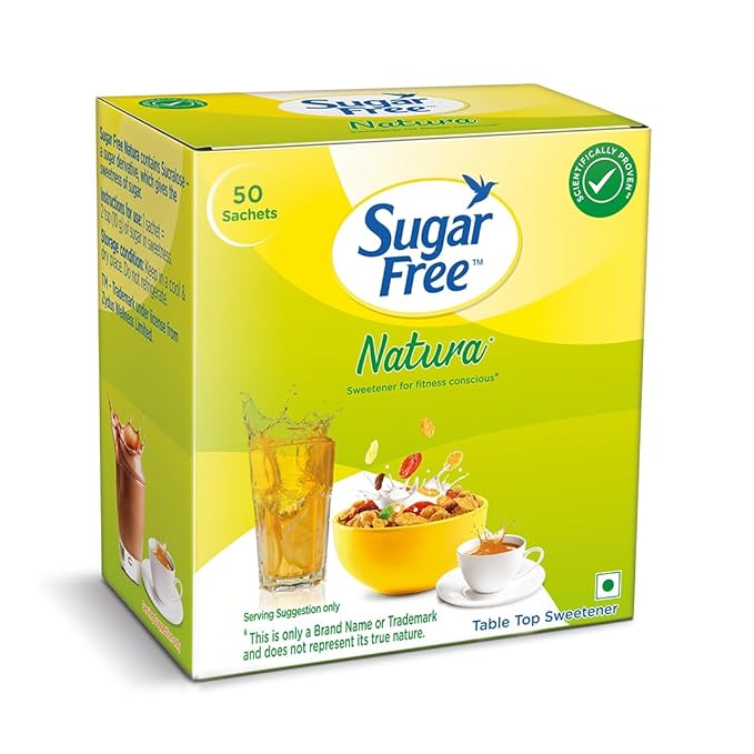 Sugar Free Natura Sweetner For Fitness Conscious 50 Sachets 37.5g