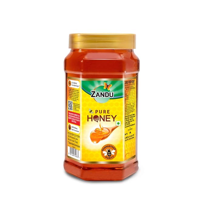 Zandu Pure Honey , Guaranteed Pure & Natural I Sourced from Sunderbans and other forests , Rich in antioxidant , German Lab Tested , 500+ Quality Tests , No Added Sugar , 700g
