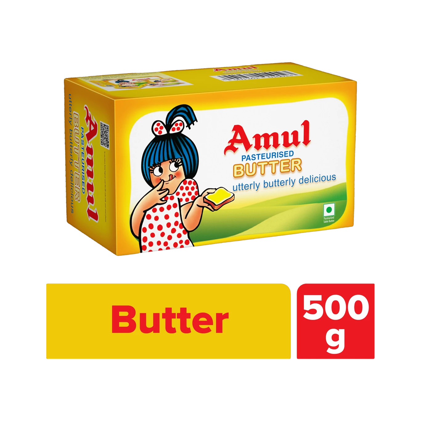 Amul Butter Pasteurised Utterly Butterly Delicious 500g