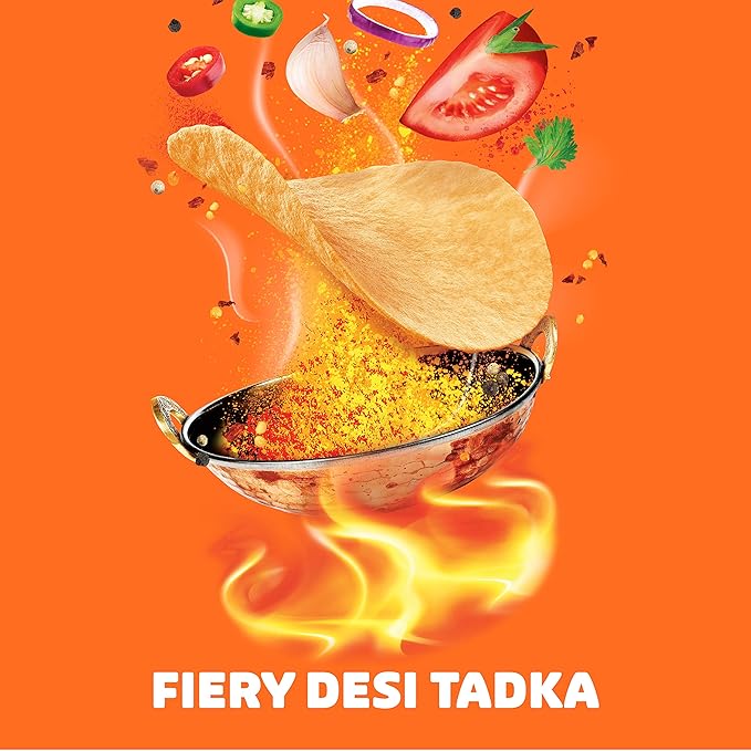 Kellogg's Pringles Desi Masala Tadka , No Artificial Colours Potatos Chips