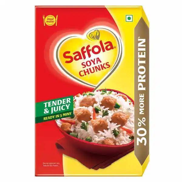 Saffola Soya Chunks Tender & Jucicy ,30% More Protein 200g