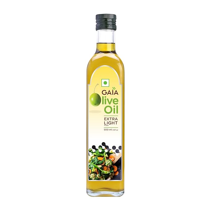 Gaia Olive Oil Extra Light In Taste Free From Argemone Oil 500ML
