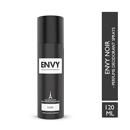 Envy Noir Deodorant Body Spray , Long Lasting Deo for Men 120Ml
