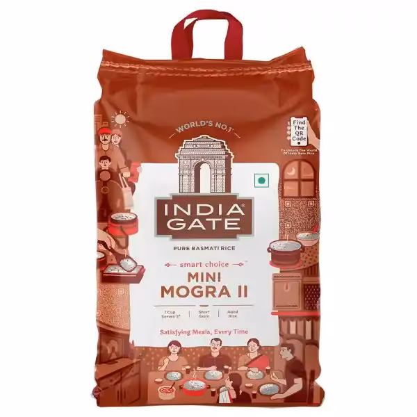 India Gate Pure Basmati Rice Mini Mogra II, Satisfying Meals, Every Time