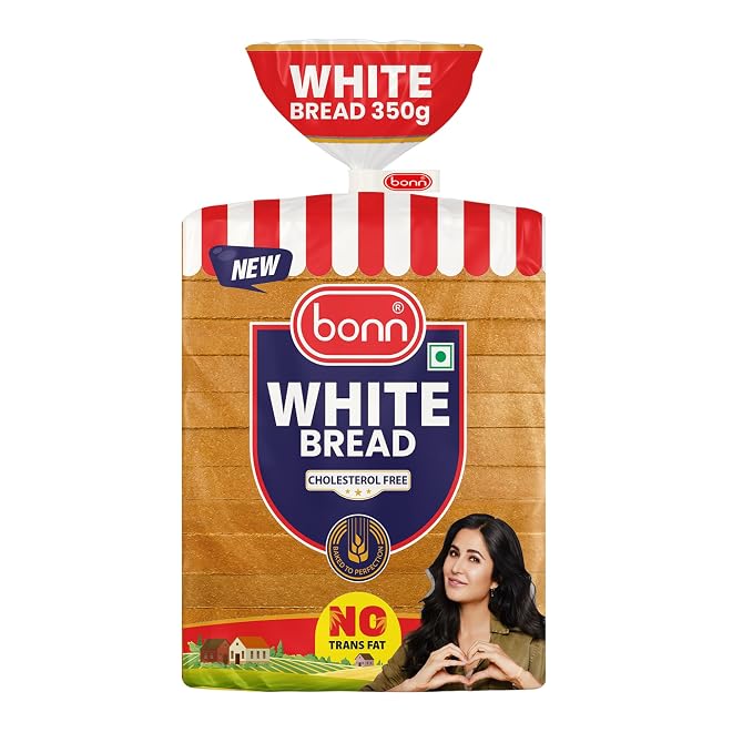 Bonn White Bread , Cholesterol Free 350g