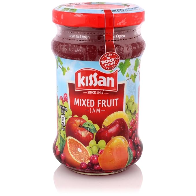 Kissan Mix Fruit Jam, Made With 100% Natural Fruits