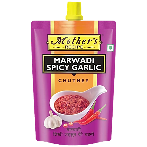 Mother's Recipe Marwadi Spicy Garlic Chutney 200g,Fresh & Hyginically Tested Product