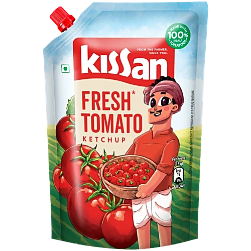 Kissan Fresh Tomato Ketchup 850g Pouch, Made With 100% Real Tomatoes
