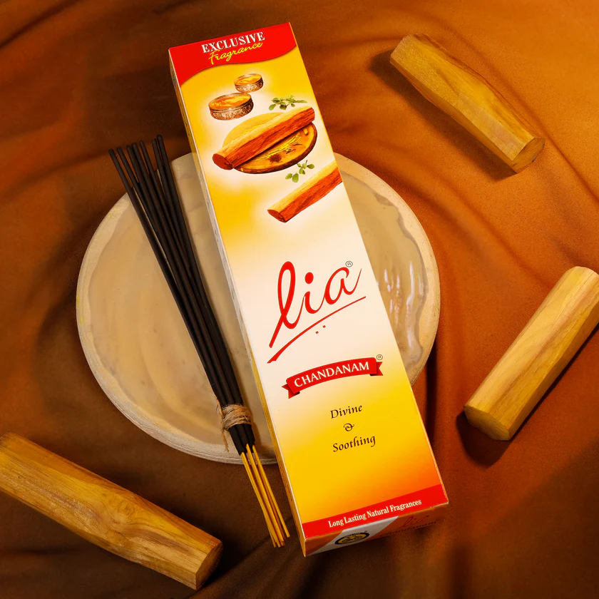 Cycle Lia Chandanam Pooja Agarbatti , Divine & Smoothing 90g+2N Agarbathi Cones