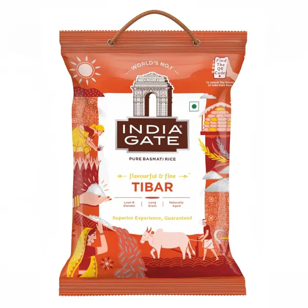 India Gate Tibar Pure Basmati Rice 5 Kg