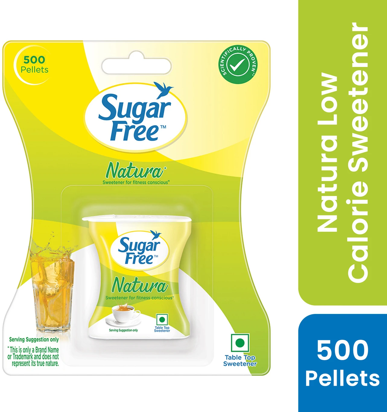 Sugar Free Natura Sweetner For Fitness Conscious 500 Pellets 42.5g