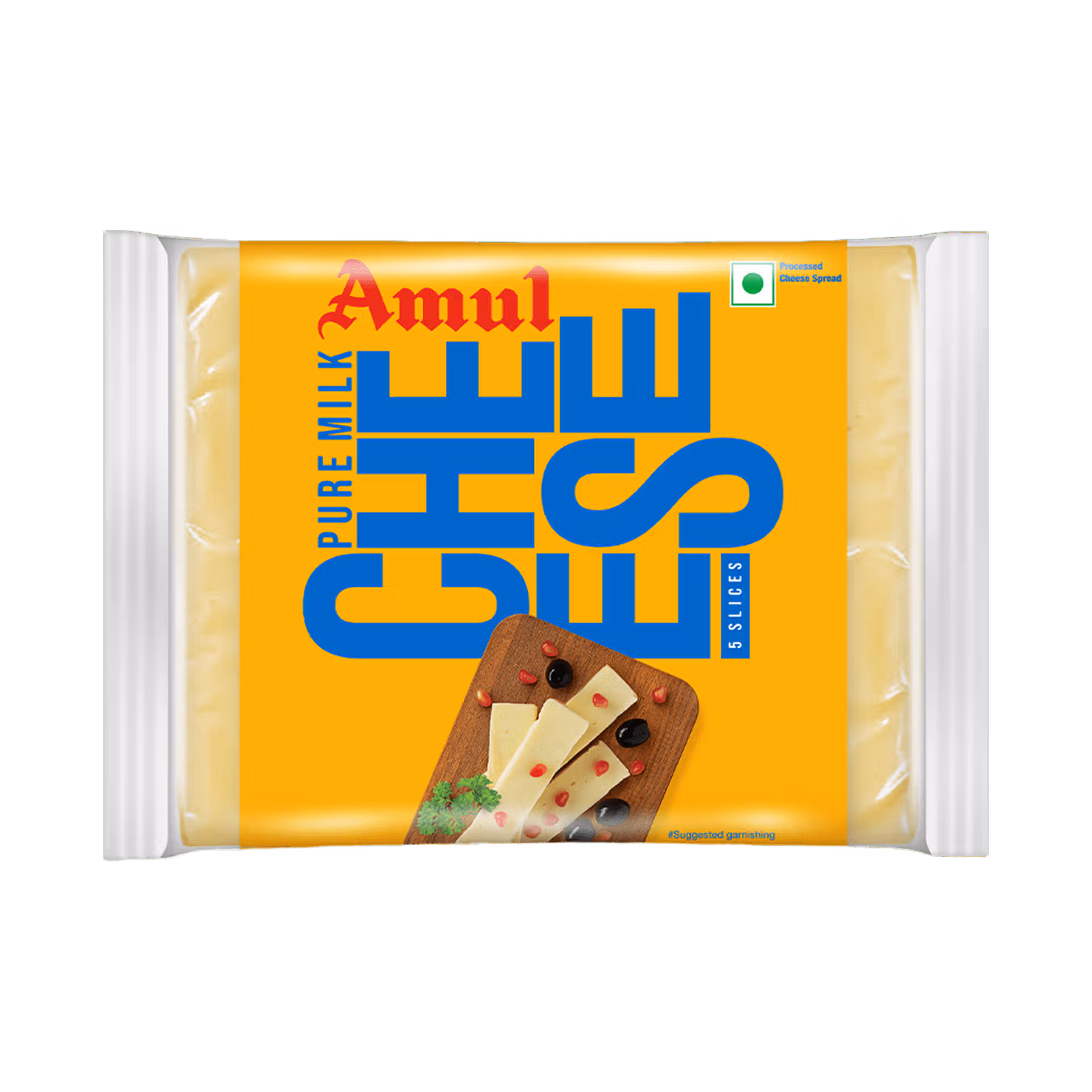 Amul Pure Milk Cheese Slices 5p 100g