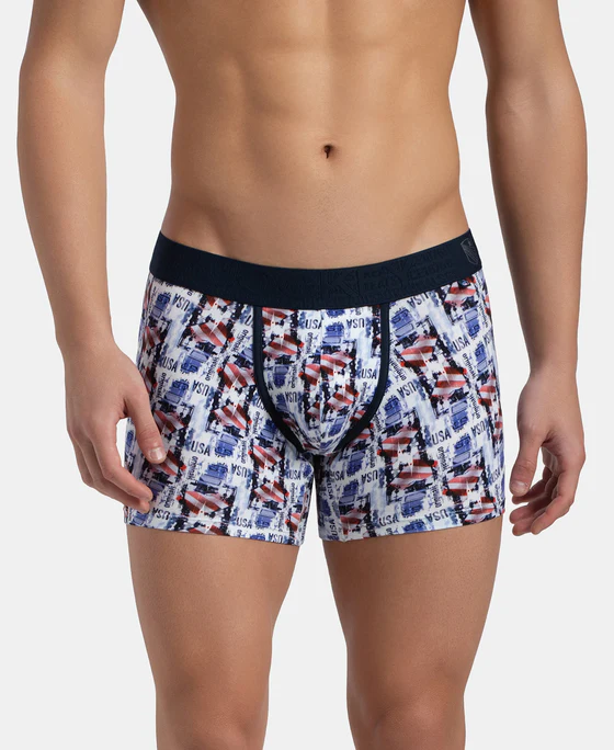 Jockey USA Originals Stretch Super Combed Cotton Trunk (Underwear) US 63-ASSTD Color (Pack of 1)