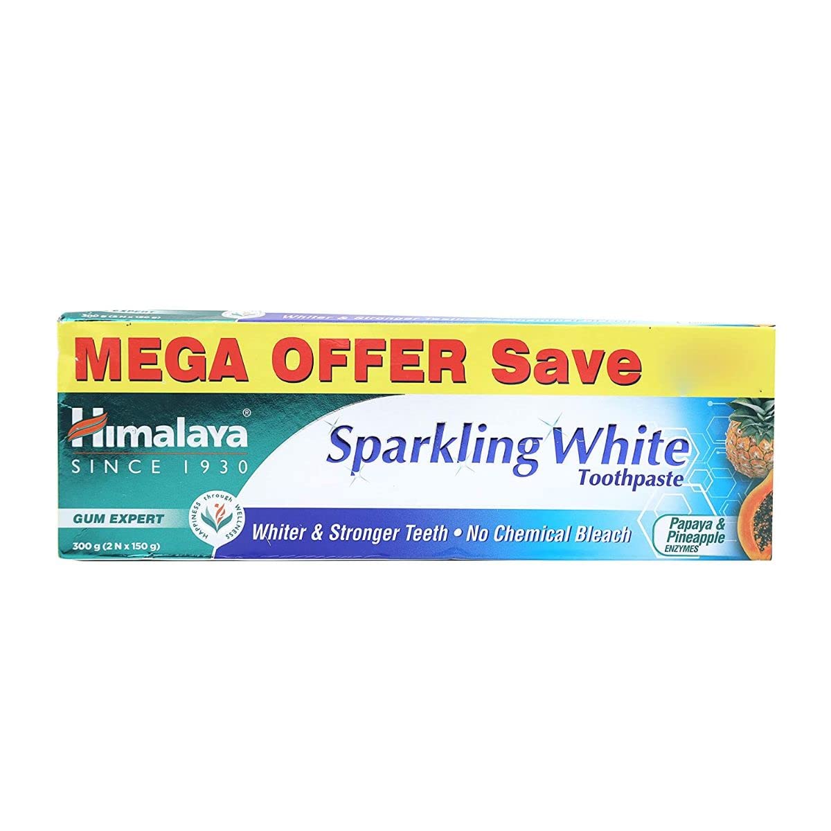 Himalaya Sparkling White Toothpaste 2X150g