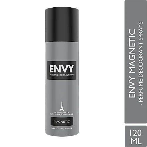 Envy Magnetic Deodorant ,Long Lasting Deo Perfume Spray For Men 120Ml