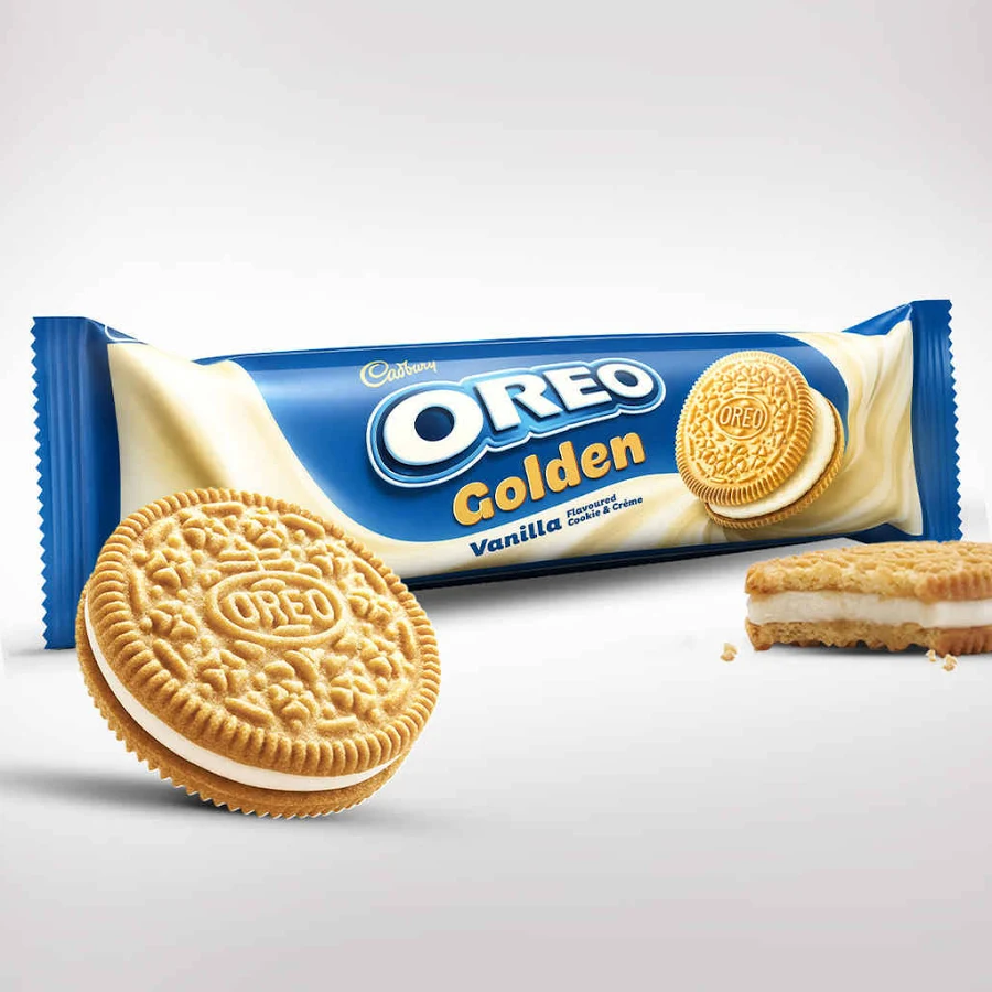 Cadbury Oreo Golden Vanilla Flavoured Cookie & Creme (Biscuit)