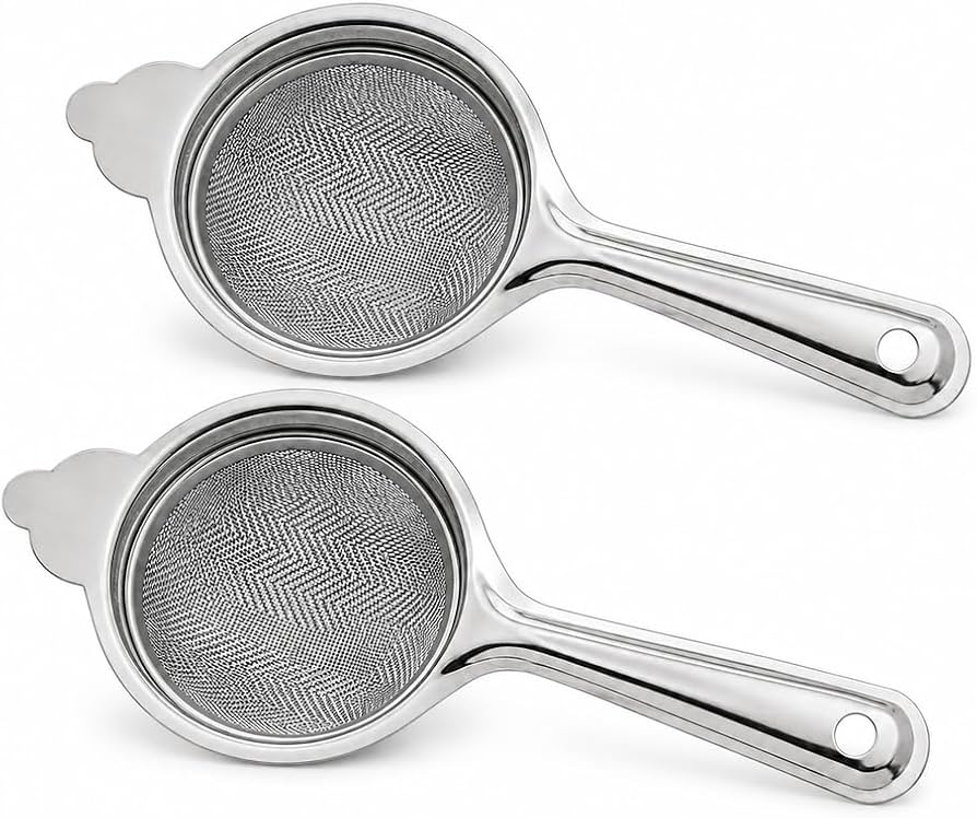 Gulab Chai Chalni Steel , Double Layer