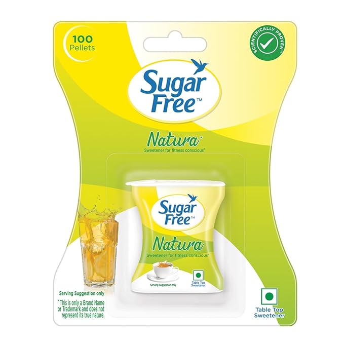 Sugar Free Natura Sweetner For Fitness Conscious 100 Pellets 8.5g
