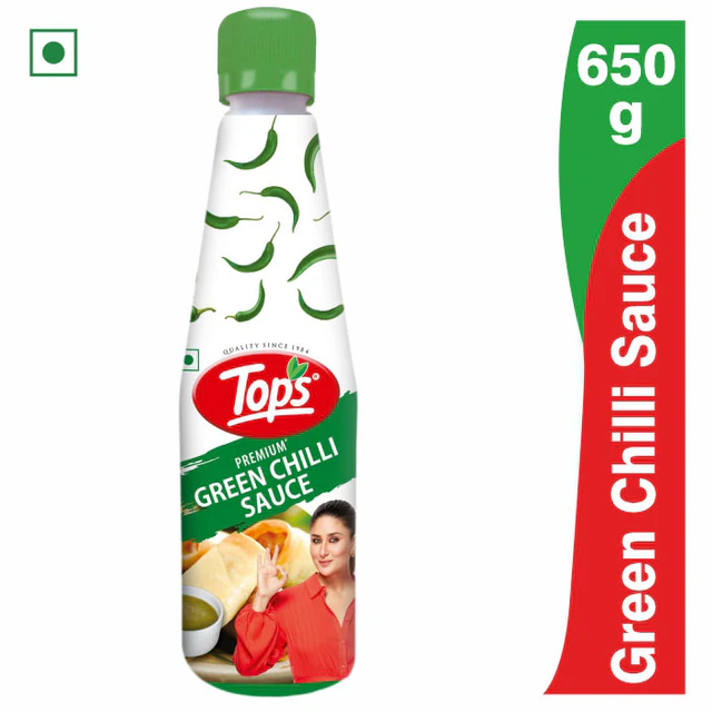 Tops Premium Green Chilli Sauce 650g