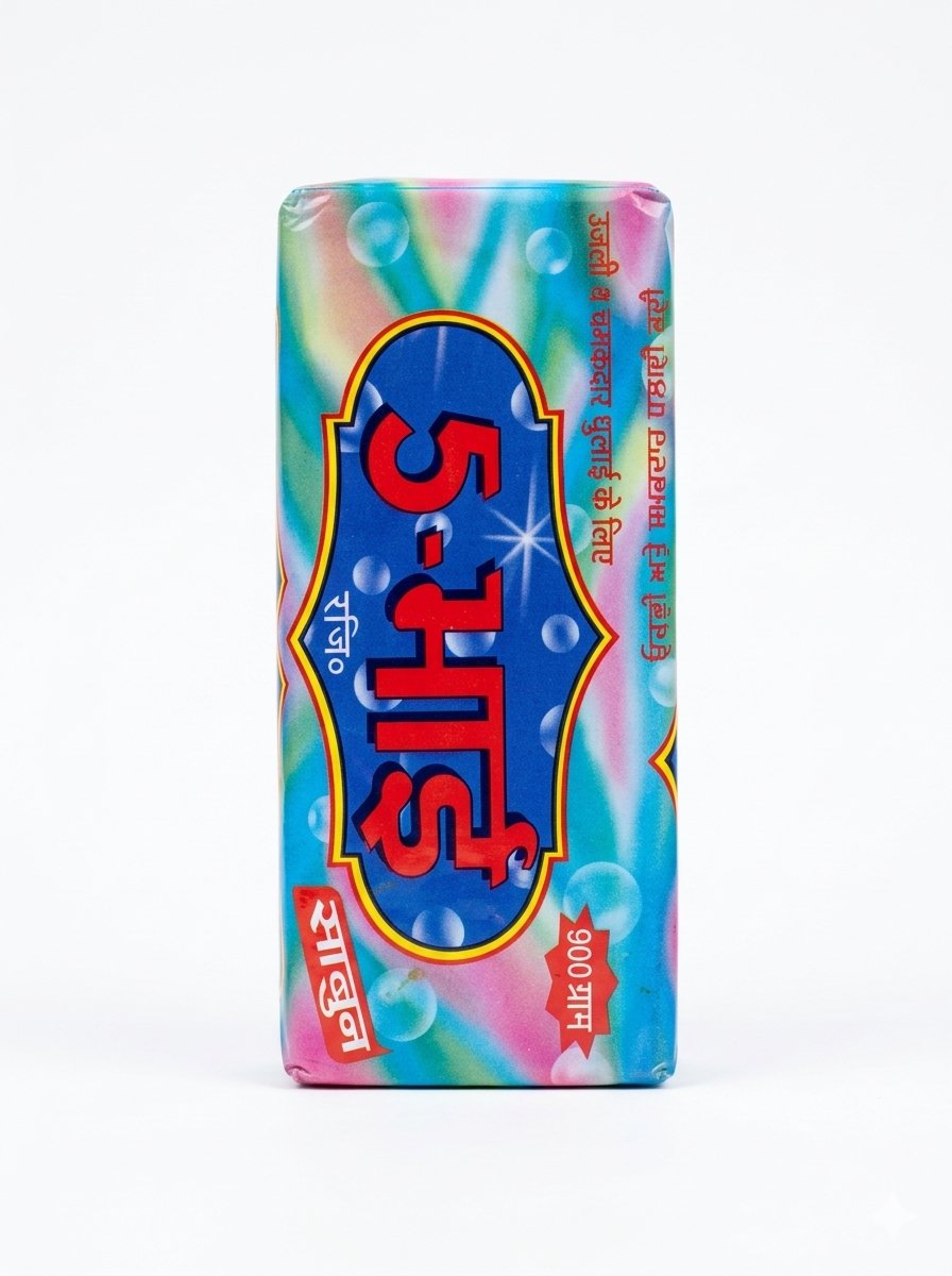 5 Bhai Soap ( Detergent cake) 900g