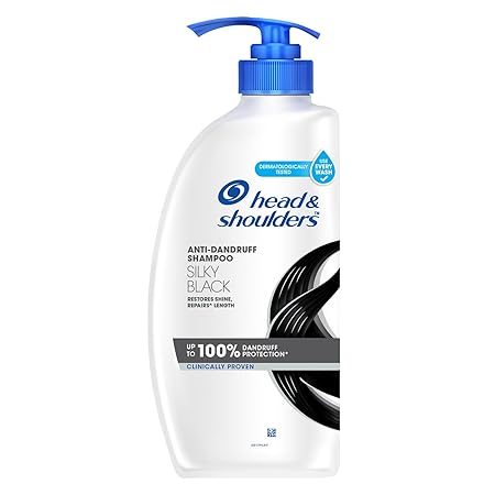 Head & Shoulders Silky Black Anti-Dandruff Shampoo for Sensitive Scalp 650ml