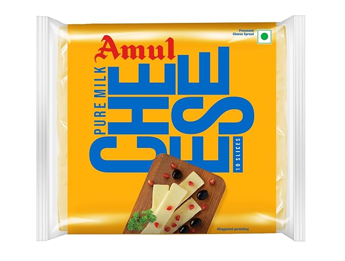 Amul Pure Milk Cheese 10 Slices 200g