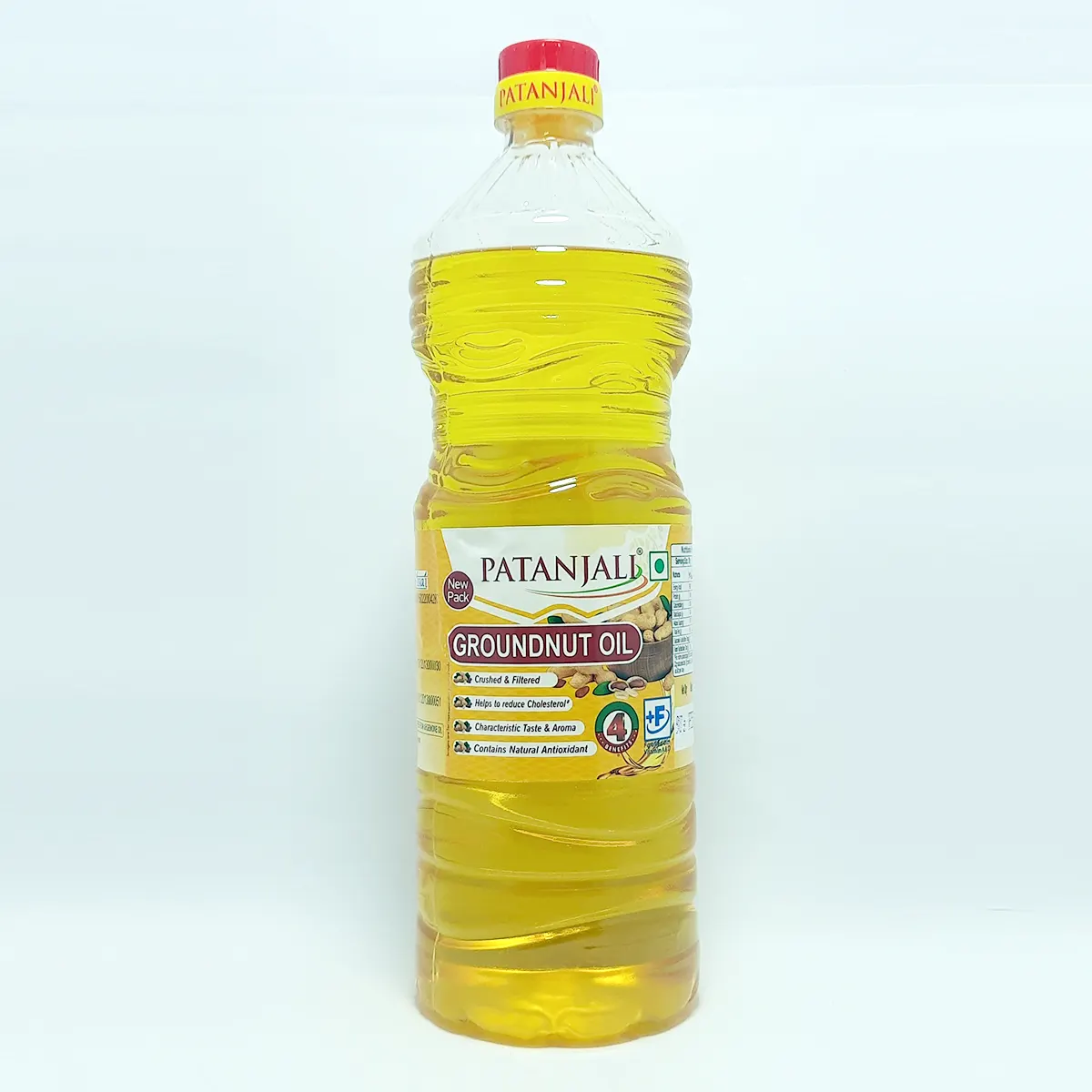 Patanjali Groundnut Oil Crushed & Filtered 1ltr