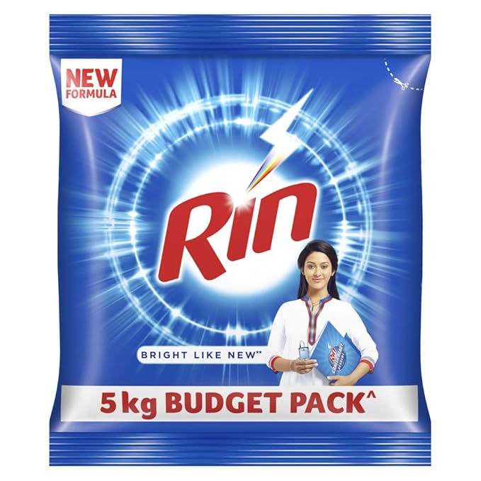 Rin Advanced Detergent Washing Powder For Stainless And Clean Clothes, Floral 5 Kg