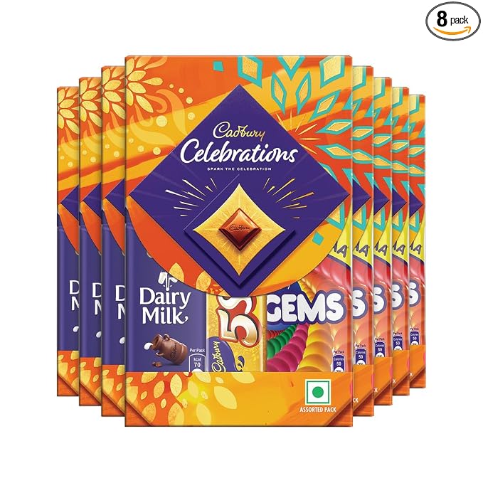 Cadbury Celebrations Assorted Chocolate Gift Pack , Spark The Celebration 54.88g