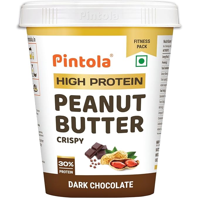 Pintola Peanut Butter Crispy Dark Chocolate , High Protein 510g